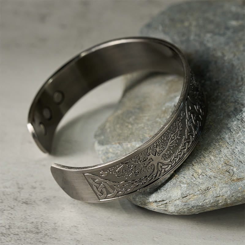 Wear FengShui The Tree Of Life Copper Open Balance Luck Cuff Bracelet Bangle