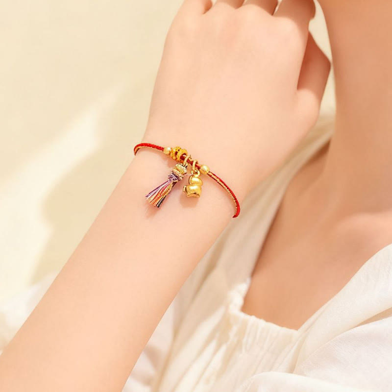 Wear FengShui Year Of The Horse Success Strength Braided String Adjustable Bracelet