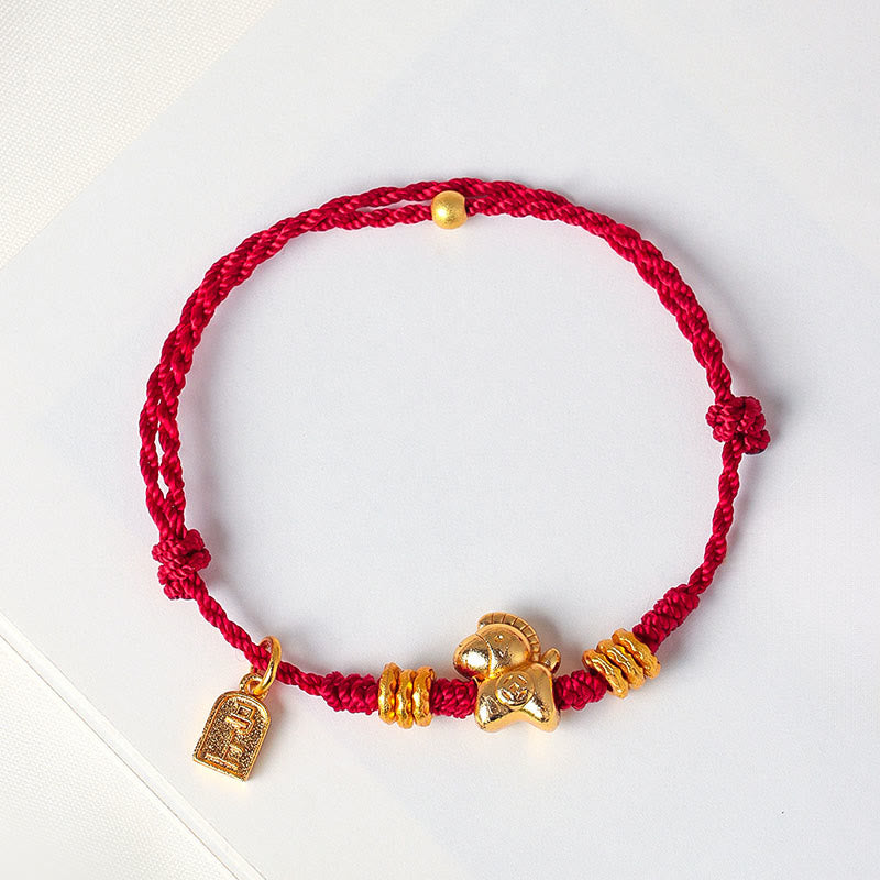 Wear FengShui Year Of The Horse Success Strength Braided String Adjustable Bracelet