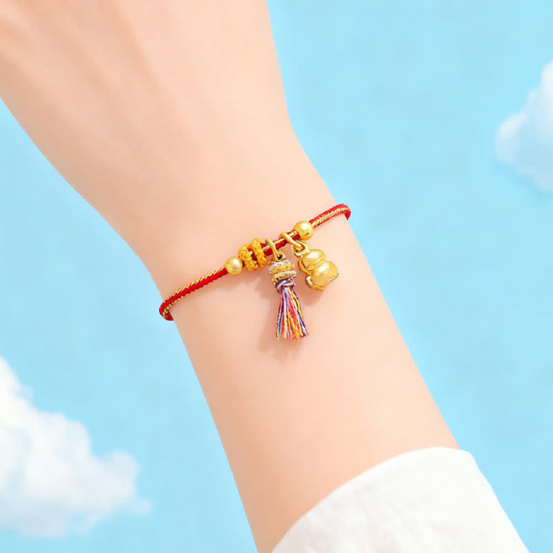 Wear FengShui Year Of The Horse Success Strength Braided String Adjustable Bracelet