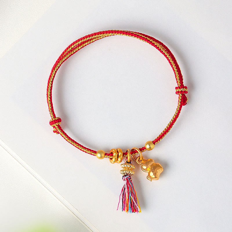 Wear FengShui Year Of The Horse Success Strength Braided String Adjustable Bracelet