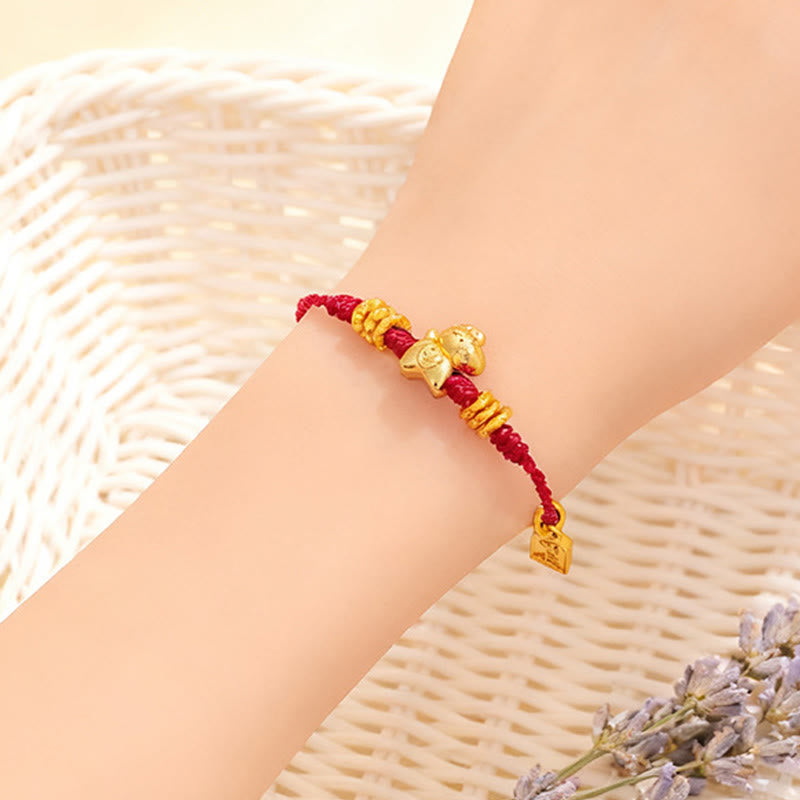 Wear FengShui Year Of The Horse Success Strength Braided String Adjustable Bracelet