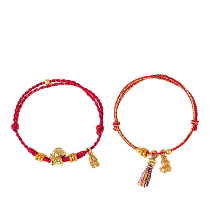 Wear FengShui Year Of The Horse Success Strength Braided String Adjustable Bracelet