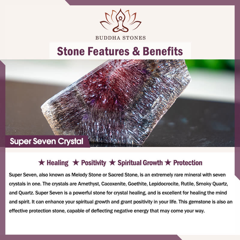 Wear FengShui Natural Strawberry Quartz Moonstone Healing Positive Beads Bracelet