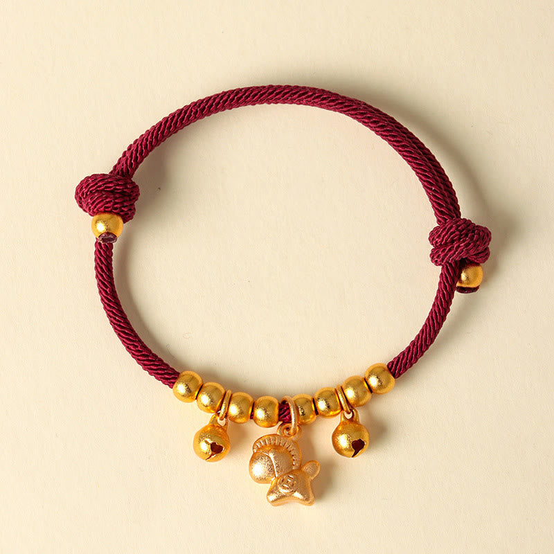 Wear FengShui Year Of The Horse Multiple Horse Styles Rope Luck Strength Adjustable Bracelet