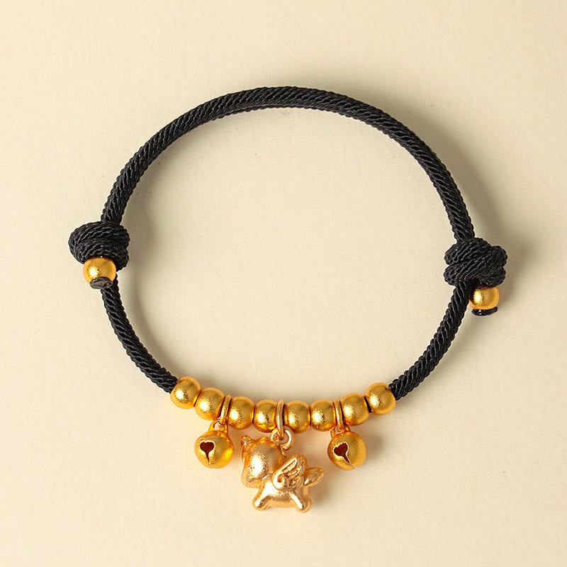 Wear FengShui Year Of The Horse Multiple Horse Styles Rope Luck Strength Adjustable Bracelet