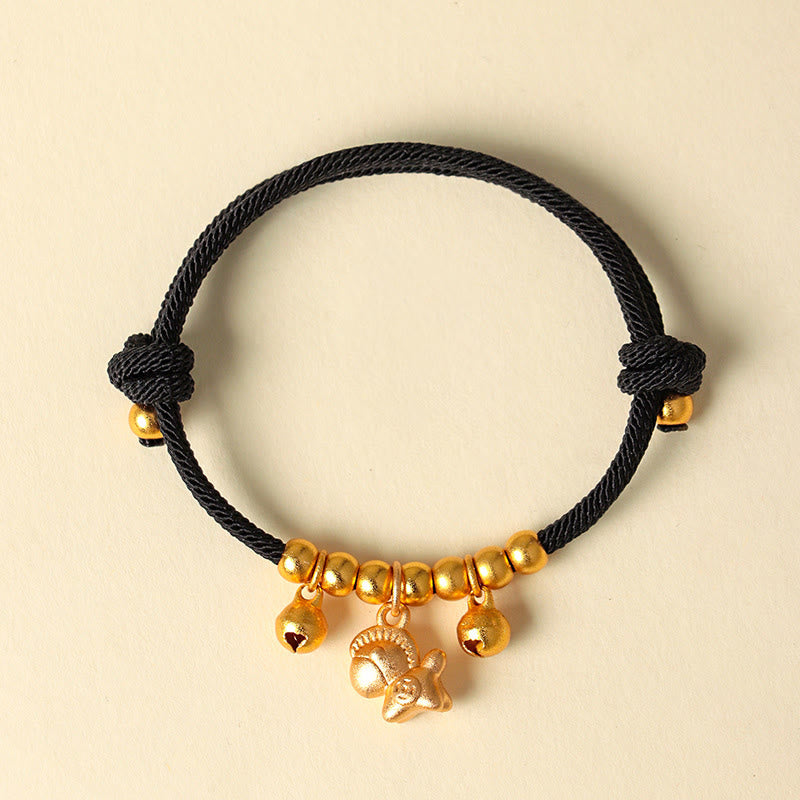 Wear FengShui Year Of The Horse Multiple Horse Styles Rope Luck Strength Adjustable Bracelet