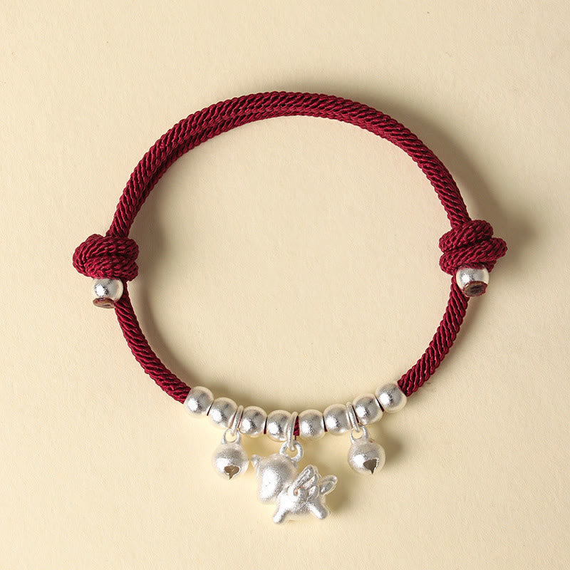 Wear FengShui Year Of The Horse Multiple Horse Styles Rope Luck Strength Adjustable Bracelet
