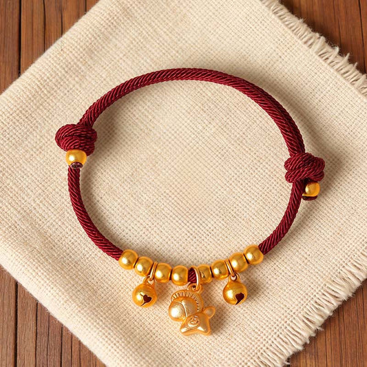 Wear FengShui Year Of The Horse Multiple Horse Styles Rope Luck Strength Adjustable Bracelet