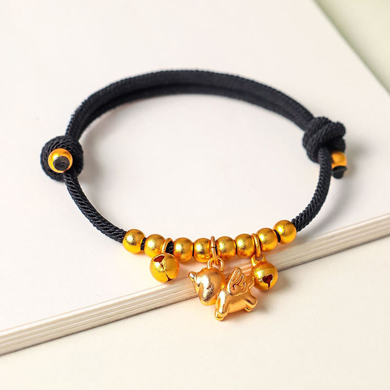 Wear FengShui Year Of The Horse Multiple Horse Styles Rope Luck Strength Adjustable Bracelet