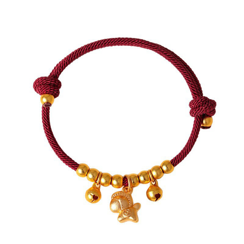 Wear FengShui Year Of The Horse Multiple Horse Styles Rope Luck Strength Adjustable Bracelet