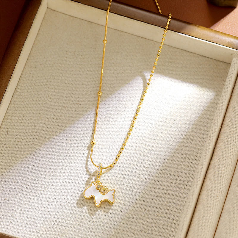Wear FengShui Year Of The Horse Copper Luck Necklace Pendants