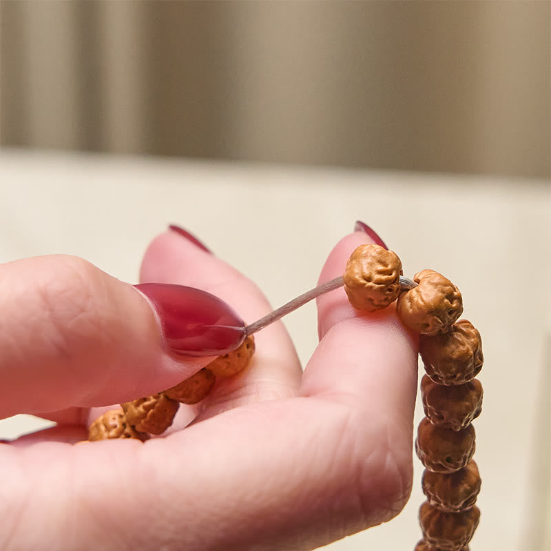 Wear FengShui Tibetan 108 Beads Bodhi Seed Wealth Auspiciousness Mala