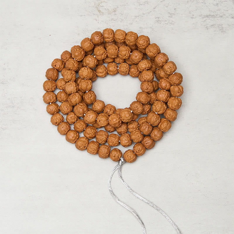 Wear FengShui Tibetan 108 Beads Bodhi Seed Wealth Auspiciousness Mala