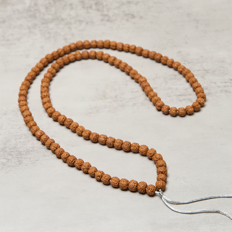 Wear FengShui Tibetan 108 Beads Bodhi Seed Wealth Auspiciousness Mala