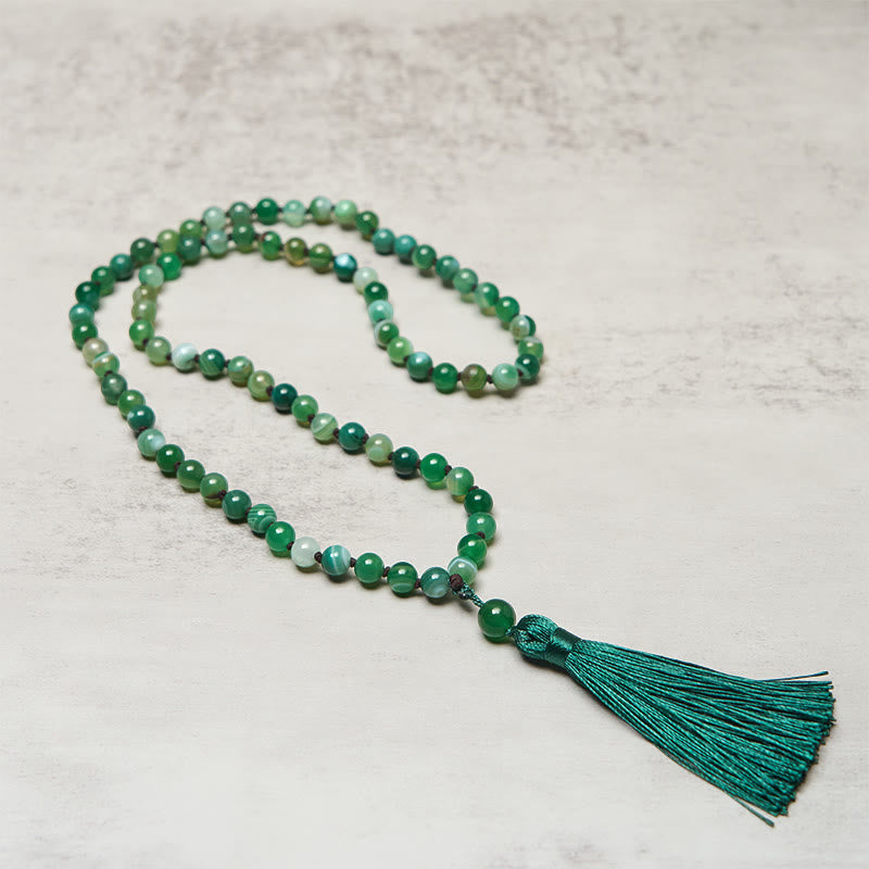 Wear FengShui Bead Malachite Tassel Protection Bracelet