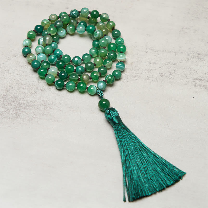 Wear FengShui Bead Malachite Tassel Protection Bracelet