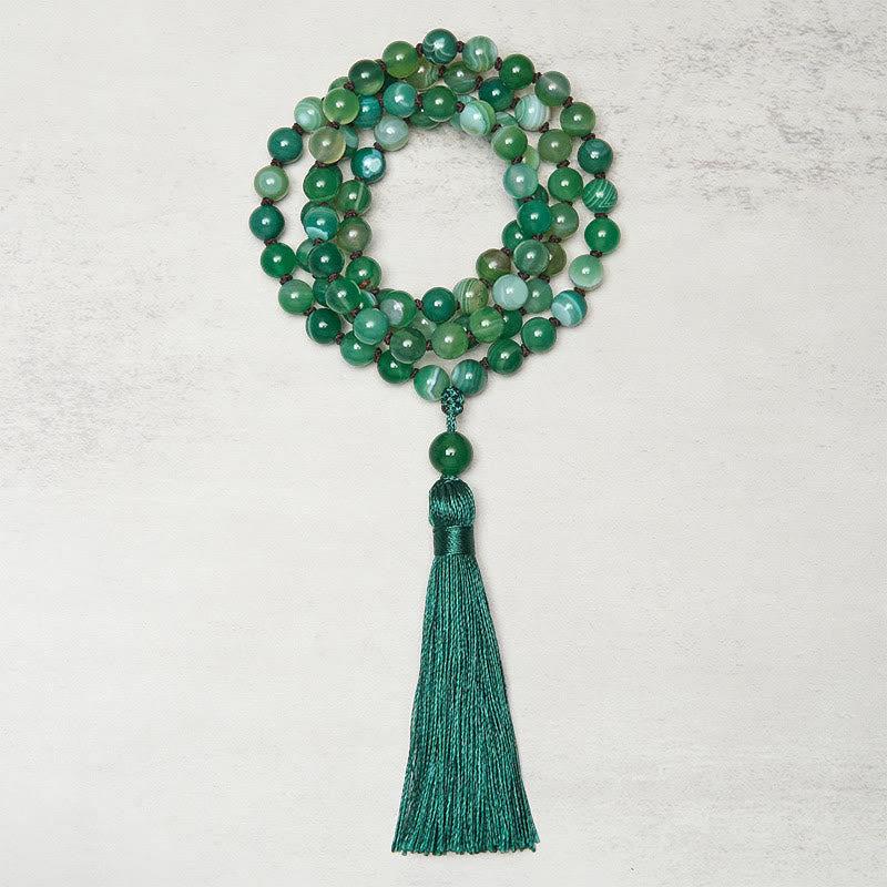Wear FengShui Bead Malachite Tassel Protection Bracelet