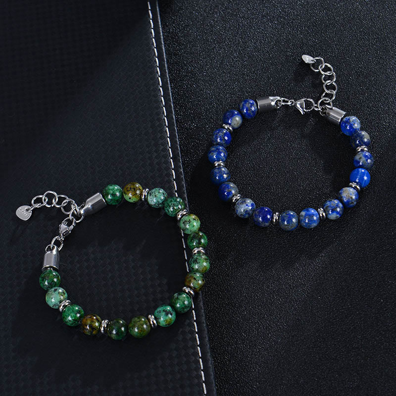 Wear FengShui Tiger Eye Various Natural Stone Beads Protection Bracelet