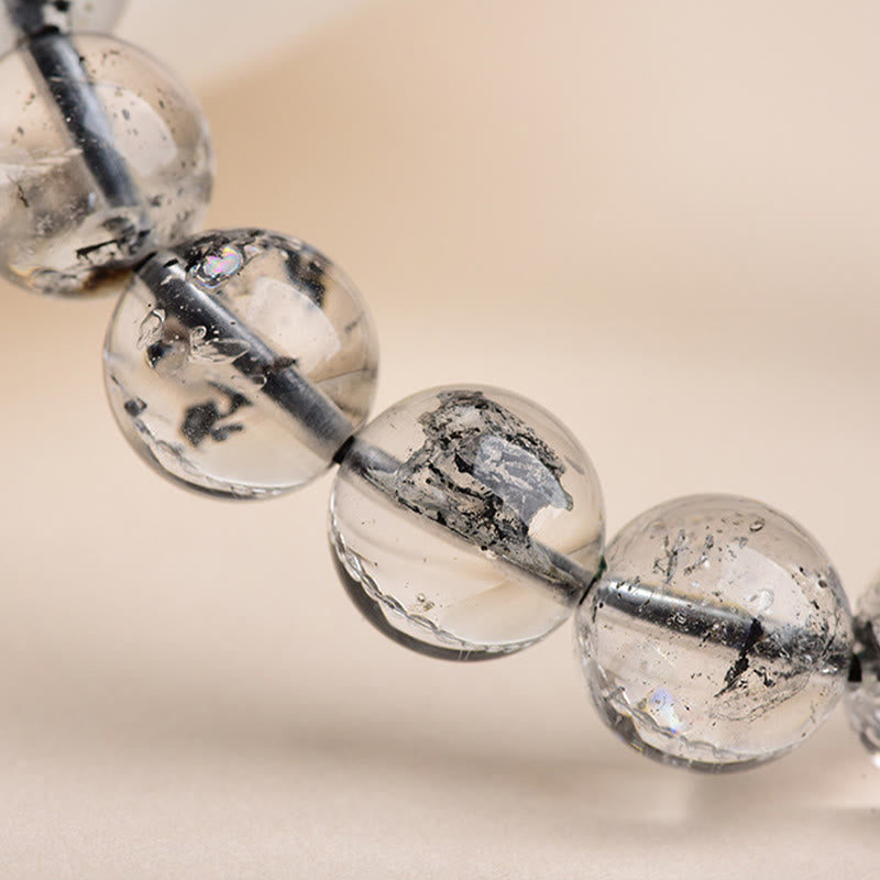 Wear FengShui Herkimer Diamond Protection Meditation Bracelet