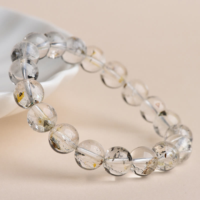 Wear FengShui Herkimer Diamond Protection Meditation Bracelet