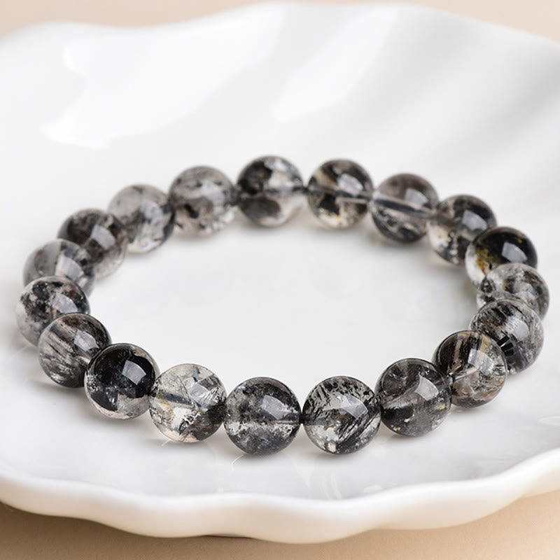Wear FengShui Herkimer Diamond Protection Meditation Bracelet