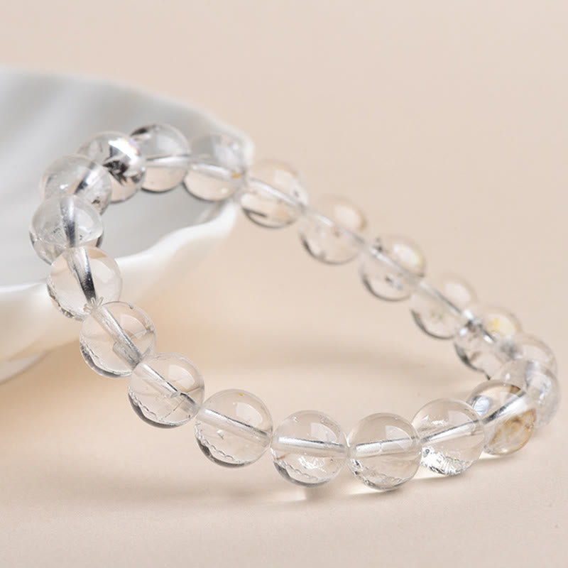 Wear FengShui Herkimer Diamond Protection Meditation Bracelet