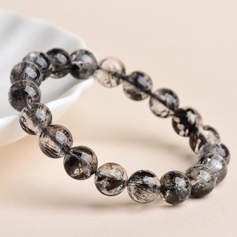 Wear FengShui Herkimer Diamond Protection Meditation Bracelet