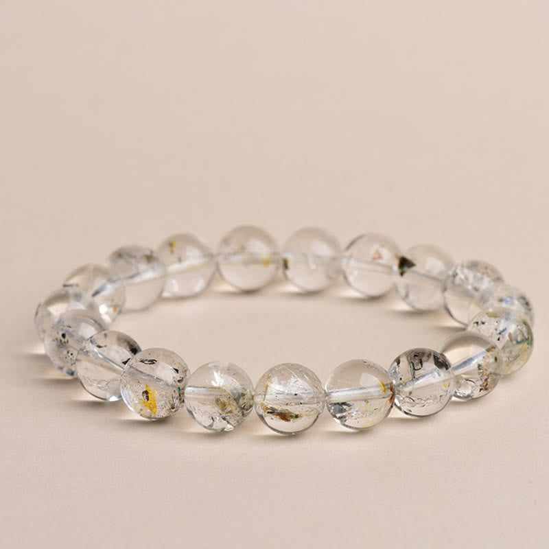 Wear FengShui Herkimer Diamond Protection Meditation Bracelet