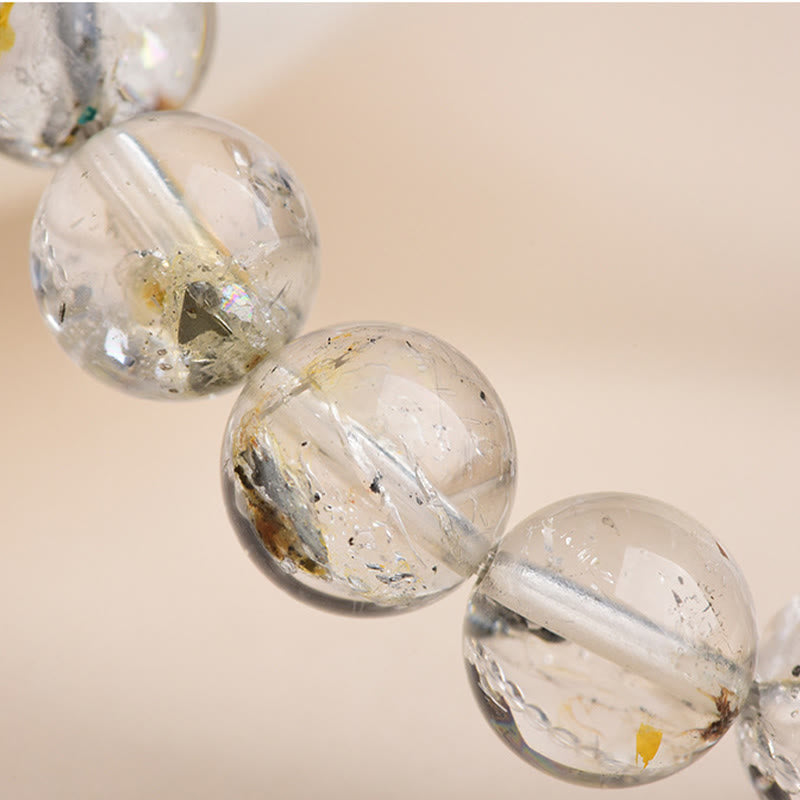Wear FengShui Herkimer Diamond Protection Meditation Bracelet
