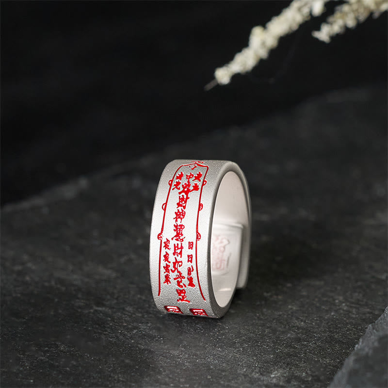 Wear FengShui Copper Word Adjustable Balance Ring