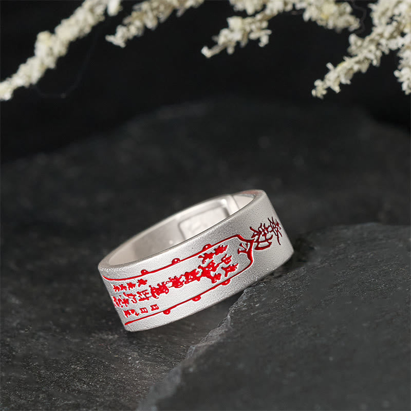Wear FengShui Copper Word Adjustable Balance Ring