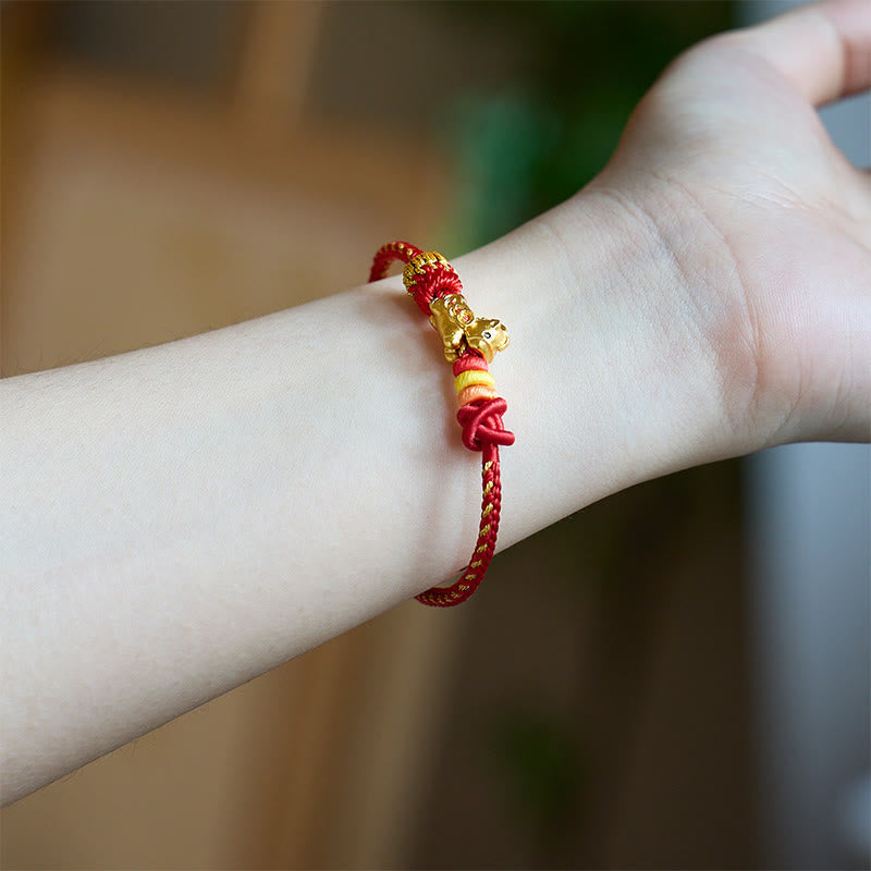 Wear FengShui Year Of The Horse Red String Concentration Bracelet