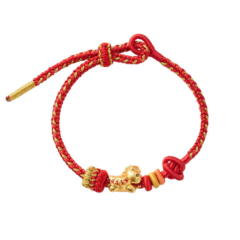 Wear FengShui Year Of The Horse Red String Concentration Bracelet