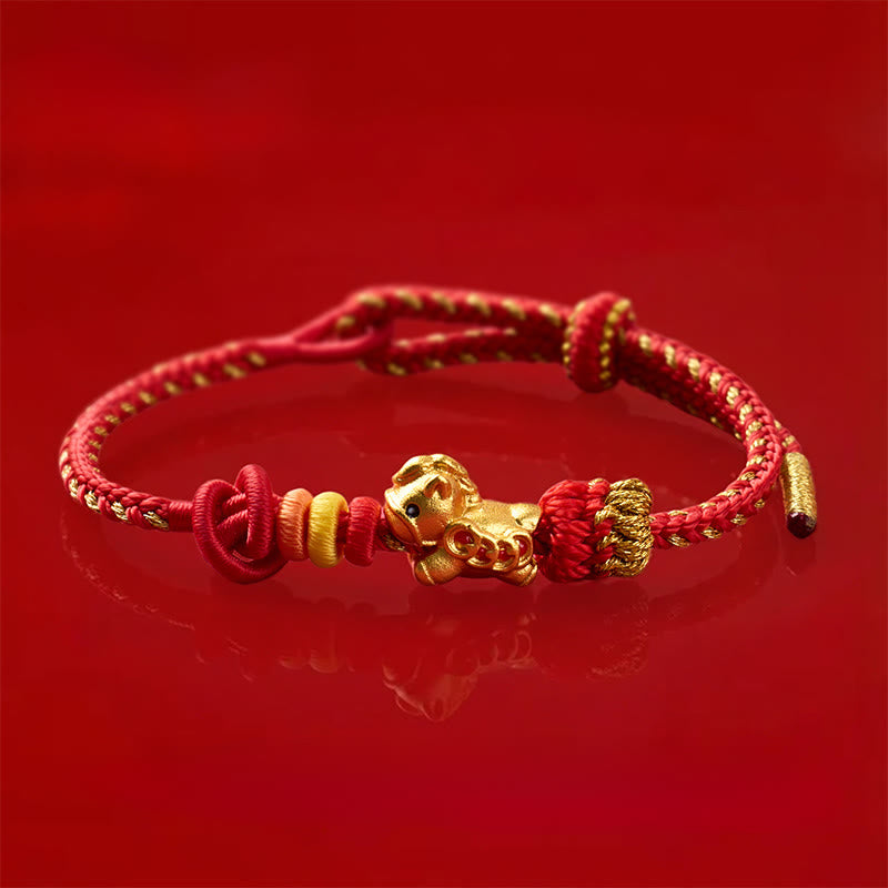 Wear FengShui Year Of The Horse Red String Concentration Bracelet