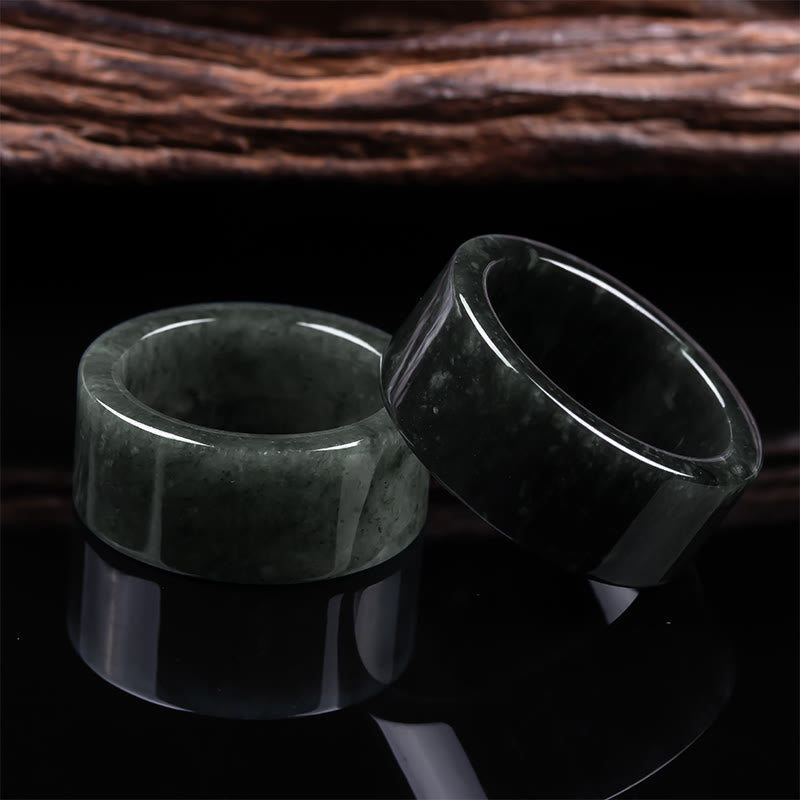 Wear FengShui Jade Prosperity Abundance Luck Ring