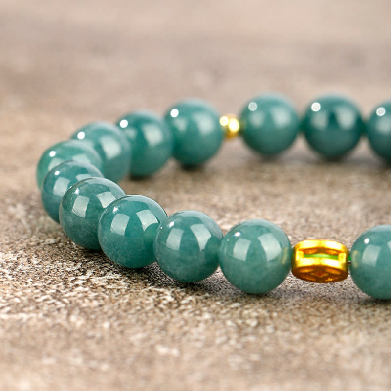 Wear FengShui Year Of The Horse Jade Prosperity Abundance Bracelet
