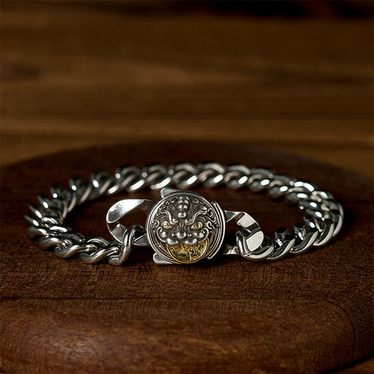 Wear FengShui Copper PiXiu Wealth Luck Bracelet