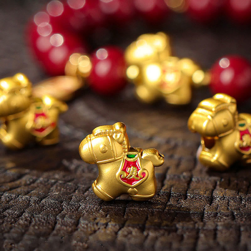 Wear FengShui Year Of The Horse Cinnabar Blessing Bracelet