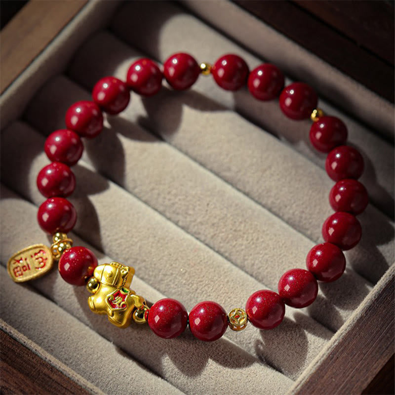 Wear FengShui Year Of The Horse Cinnabar Blessing Bracelet
