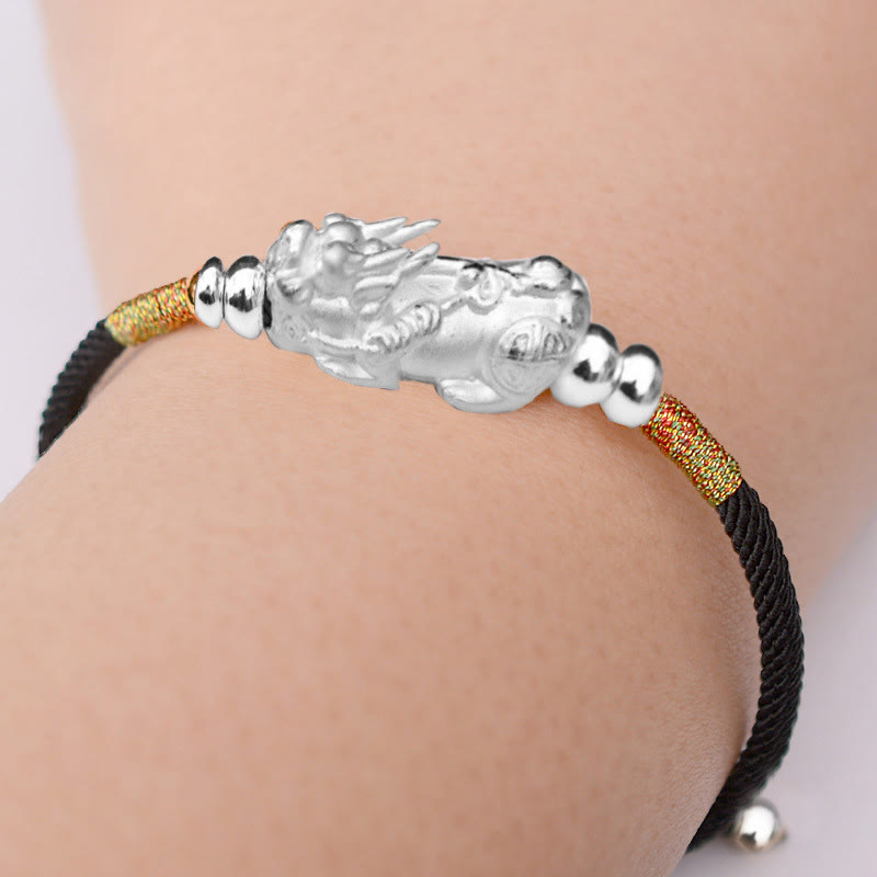 Wear FengShui 24K Gold-Plated PiXiu Luck Red String Bracelet