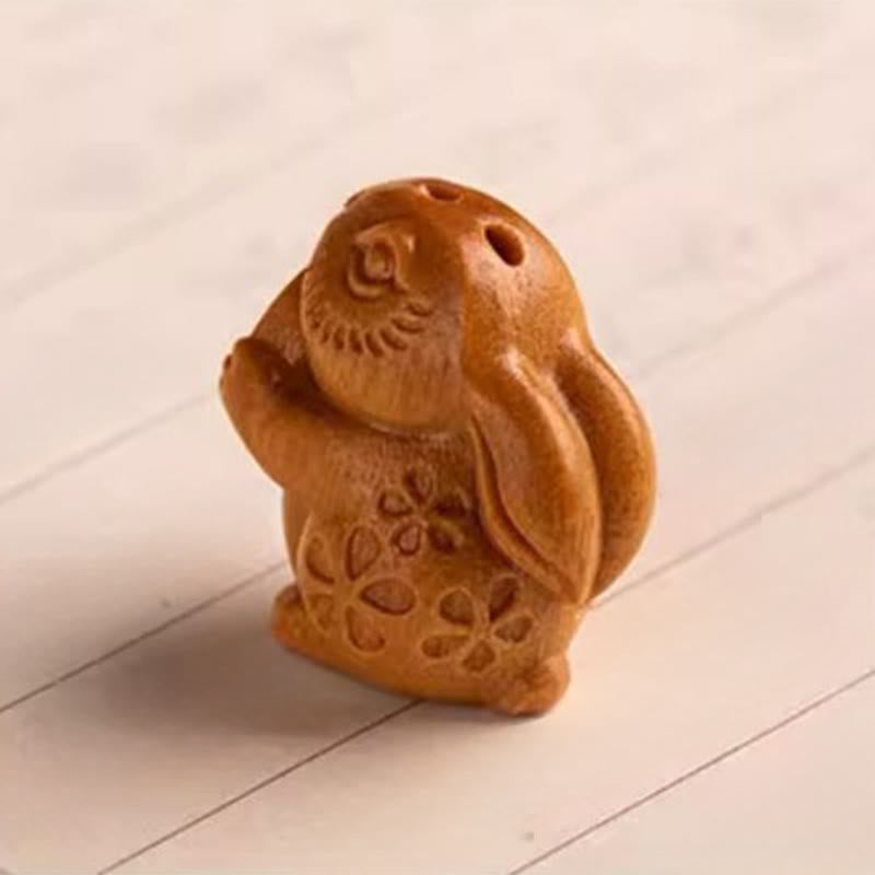 Wear FengShui Year Of The Horse Red Sandalwood Star Moon Bodhi Seed Blessing Key Chain