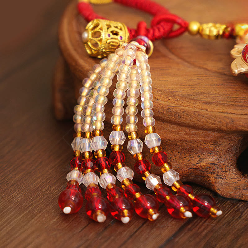 Wear FengShui Year Of The Horse Embroidery Prosperity Key Chain