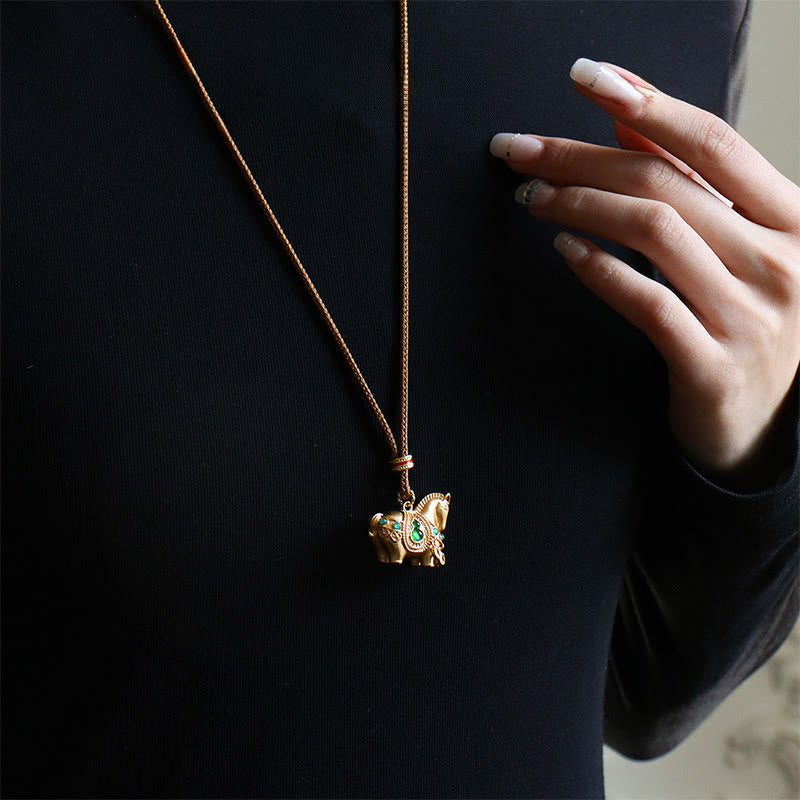 Wear FengShui Year Of The Horse Copper Brass Balance Necklace Pendants