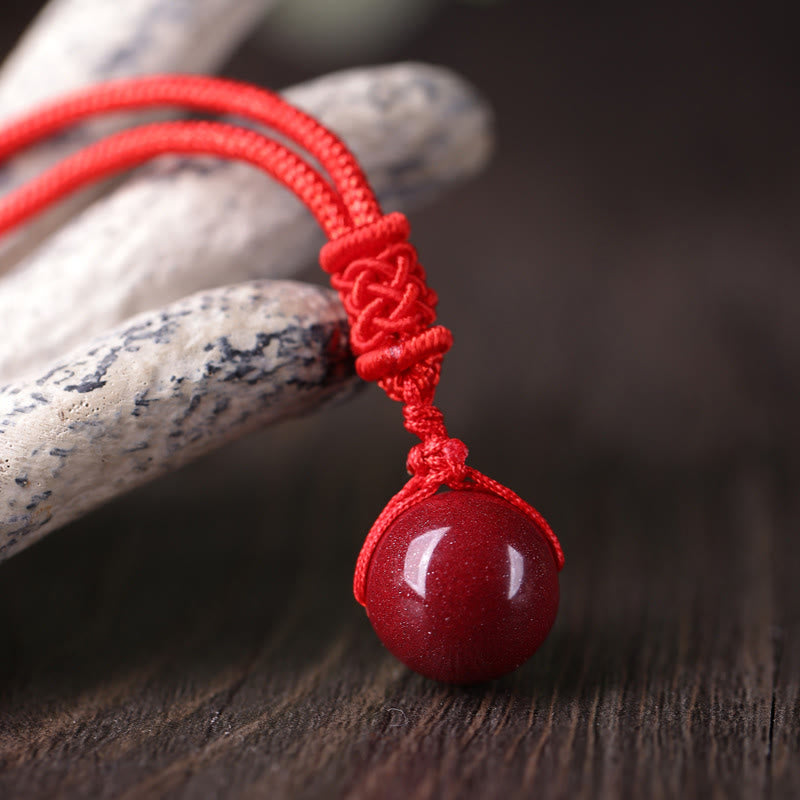 Wear FengShui Cinnabar Keep Away Evil Spirits Necklace Pendants