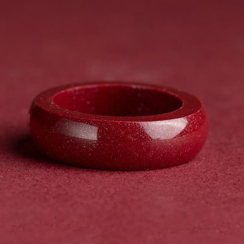 Wear FengShui Chinese Zodiac Year Of The Horse Cinnabar Blessing Ring