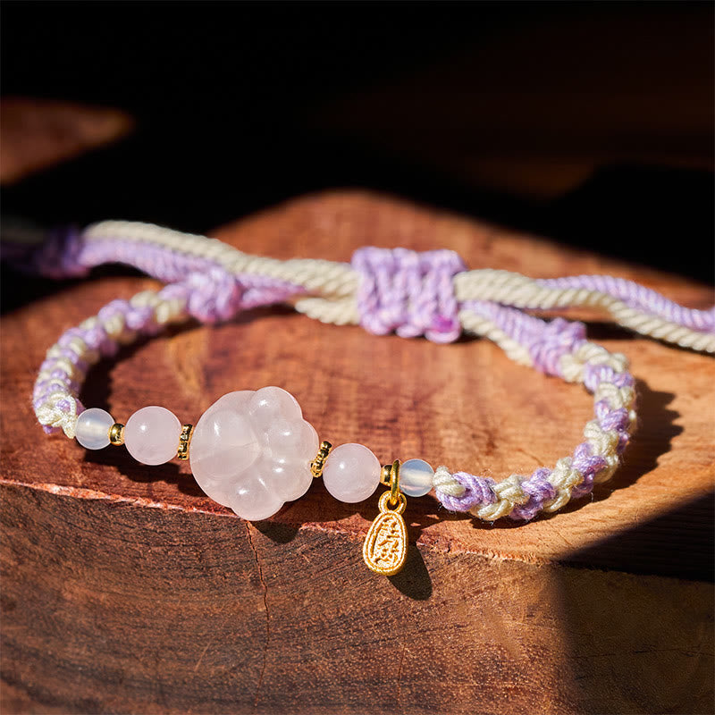 Wear FengShui Pink Crystal Cat Warmth Love Bracelet