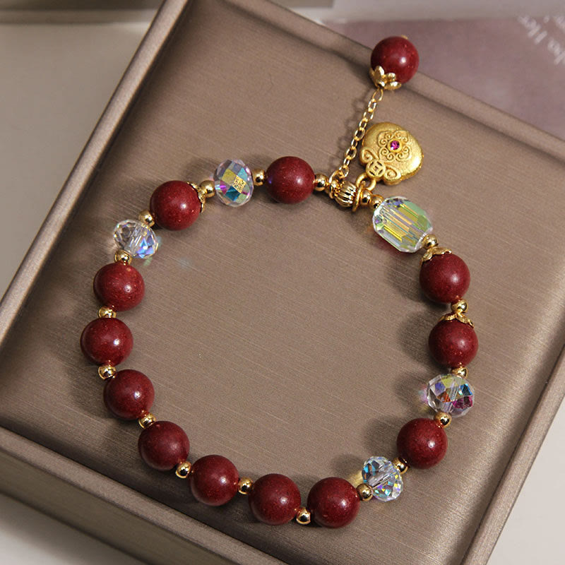 Wear FengShui Sandalwood Lucky Bag Charm Healing Bracelet