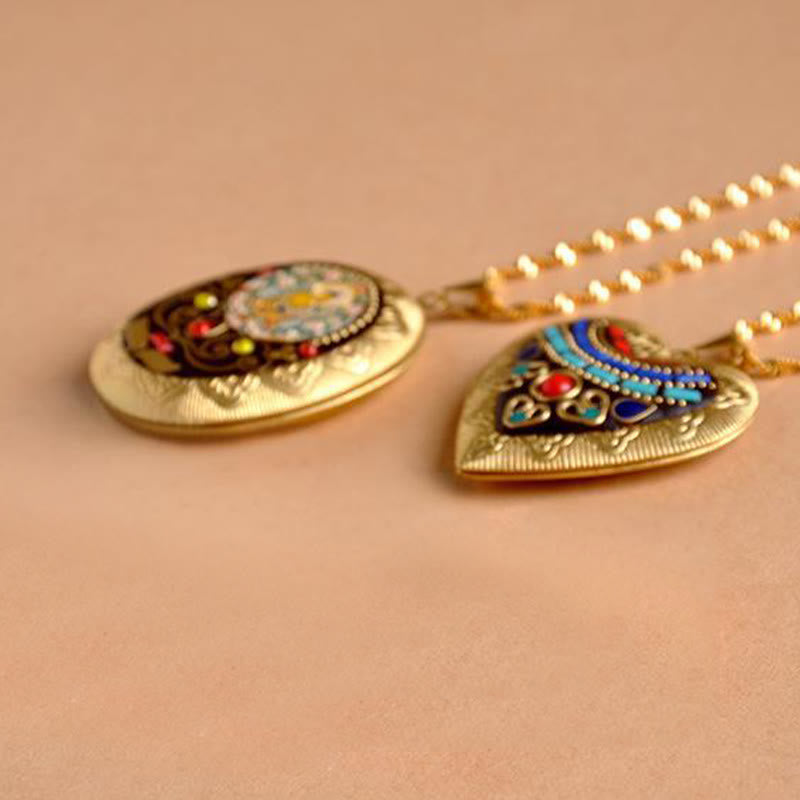Wear FengShui Copper Kwan Yin Avalokitesvara Zakiram Wealth Pendant Necklace