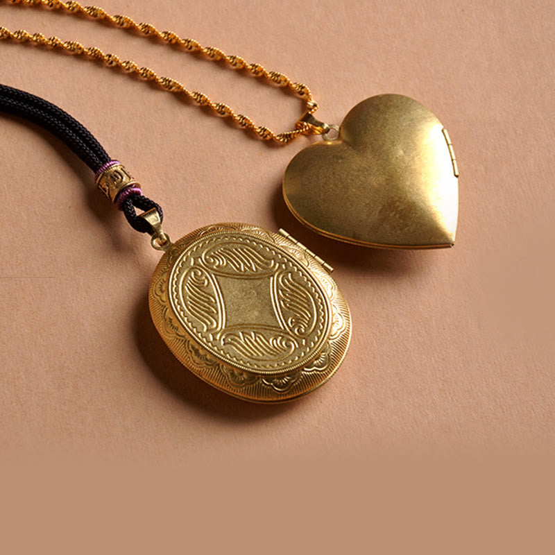 Wear FengShui Copper Kwan Yin Avalokitesvara Zakiram Wealth Pendant Necklace